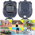 TGOON Sports Stopwatch, Countdown Timer CR-2032 Button Lithium Battery PC3830A, ABS Sports Running Stopwatch Electronic Track and Field Countdown Stop Watch. 