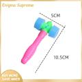 Enigma- Children Hammer Toy 10pcs Kids Colorful Squeaky Hammer Toy Set Educational Percussion Mallet for Fun Learning Development Mini Hitting Toy for Children Kids Hammer Toy. 