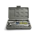 Combination Socket Wrench Set Tool Kit - 40 Pcs. 