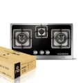 Nasgas Built In Hob DG-226 (Glass Top) Autoignition Grey Cast Iron Pan Trivets non stick. 