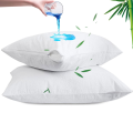 Fast Forward Waterproof Pillow Protector Encasement - Zippered, Pack of 2 - Protects Against Allergens, Dust Mites, and Spills. 