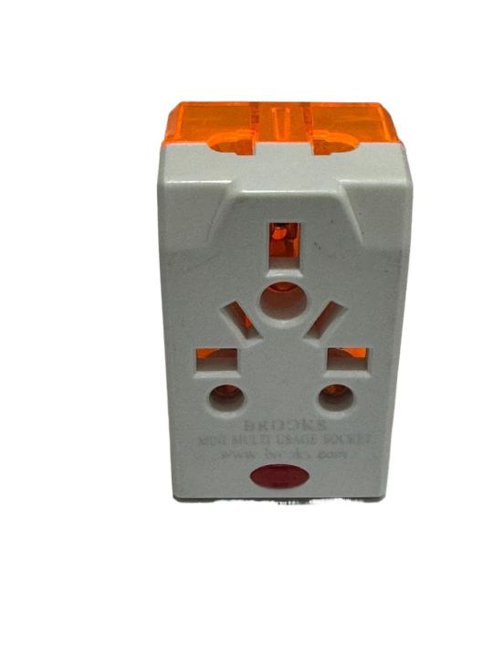 BROOKS Multi 2 Pin Plug/Socket With Fuse 13A