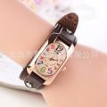 AliExpress/Ebay Fashion Vintage Style Women's Watch Brand Quartz Watch Genuine Leather Ladies Watch. 