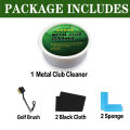 Golf Iron Cleaner Ultimate Golf Club Care Set Rust Remover Polishing Kit Brush Cleaner Sponge Complete Golf Accessories for Irons Wedges Putters Golf Club Rust. 