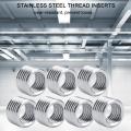 【Top Picks】 100pc crew tainle teel 304 Coiled Wire Helical crew hread Inert bolt tainle teel 304. 