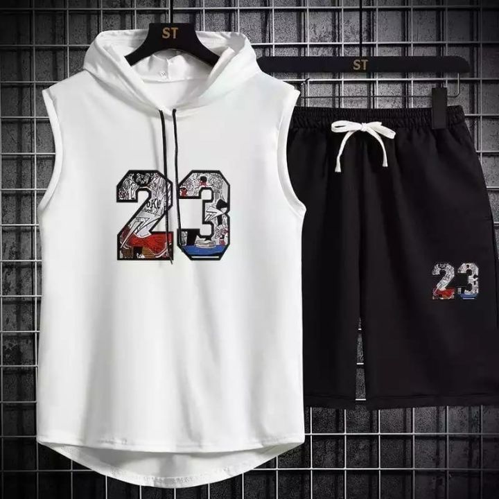 Hoodies%20Casual%2023%20Number%20Of%20%20Printed%20Sports%20Sleeveless%20summer%20Track%20Suit%20For%20Men's%20&%20Boys%20White%20T-shirt%20&%20Black%20Shorts%20-%20Image%204