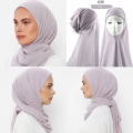 Instant Hijab & Under Cap Attached Ready To Wear Scarf Modest Turban Be Hijabi. 