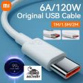 Original Xiaomi 120W USB Type C Turbo Charger Cable For Mi and all mobile. 