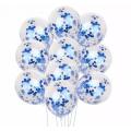Blue confetti balloons ( Pack of 10 ). 