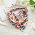 Silk Bandana Top Tube Scarf Bandana for Women Elegant Vintage Headband Neck Hair Tie Head Scarf. 