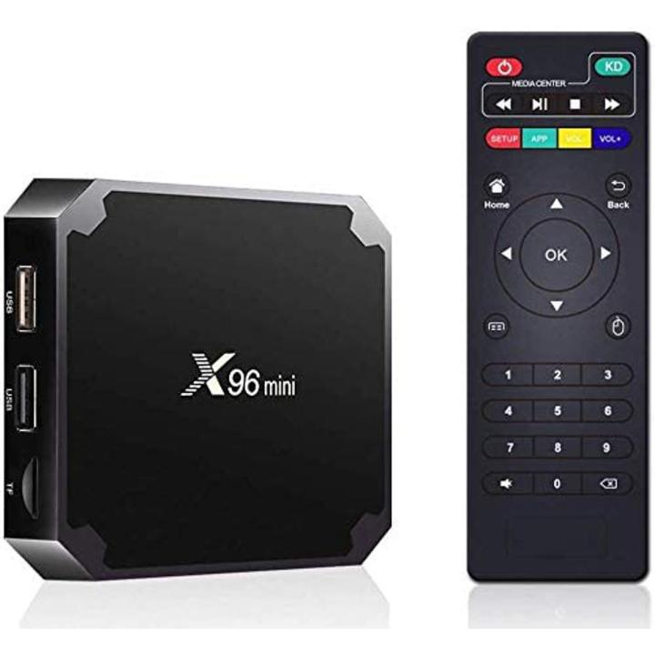 X96 Mini Android TV Box Android 7.1 Smart TV Box Amlogic S905W Quad-Core 2GB+8GB 4K HD WIFI Media Player with Remote Controller
