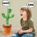 Dancing Cactus Toy with Recording - Rechargeable Cactus Singing cactus toy talking. 