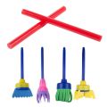 20 Pcs Red Hot Melt Glue Gun Adhesive Sticks 7X100Mm for Craft Model with 4 Pcs Sponge Paint Brushes for Kids, Early Learning Drawing Painting Tools Set. 