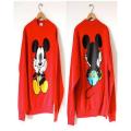 SPRINTER GARMENTS    11.11 Red Mickey Mouse Print Sweat Shirt for womens. 