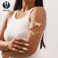Prism Arm Jewelry Boho Butterfly Arm Cuff Bracelet for Women Elegant Flower Decor Bangle for Prom Party Cosplay Adjustable Anti-slip Design Women Hand Jewelry. 