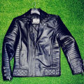New styly good Leather Jacket 100% Leather Men Winter Jacket, Zipper, Pocket Decoration, Warm Leather Jacket. 