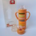 Yes glass baby feeder 240ml/8oz with silicon cover premium quality (1feeder). 