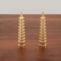 Vintage Unique Design Decoration Craft Handcraft Home Decor Keychain Wenchang Tower Pagoda Tower Figurines Tower Model Statue Desktop Ornaments. 
