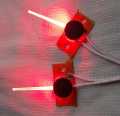 2 piece speedometer red glow needles with smds led light glowing needles universal fitting all bikes. 