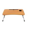 Foldable E-Laptop Bed Pro Table Computer Table Floor table Laptop table Drawing desk Bed Table Foldable Table Notebook Stand Reading Holder Breakfast Serving Bed Tray with Tablet Slots 40 x 60 cm or 16 x 24". 