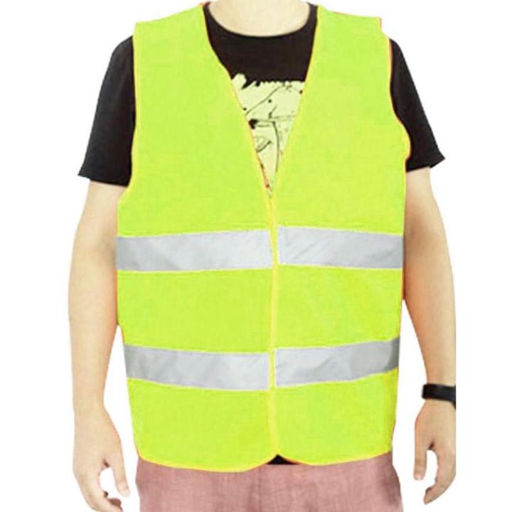 Safety Vest Jacket with Reflective Strips.