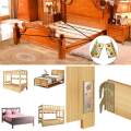 4Pcs Bed Rail Brackets Fixed Accessories Iron Wooden Bed Frame. 