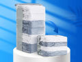 Cube Vacuum Bag Space Saver Organizer Compression Vacuum Sealer Storage Bags for Quilts and Clothes - 4 Corner Air Exhaust.. 