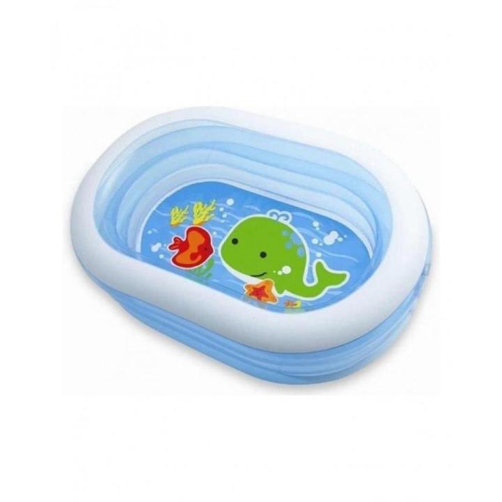 Inflatable Pool - 163 x 107 x 46 cm - Blue