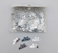 JUST MARRIED CONFETTI PACK FOR LETTERS AND CARDS. 
