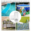 3 Way Pipe Fittings PVC Elbow Connector Multifunctional for Furniture Installation for Tent Connection. 