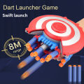 Portable Dart Launcher Toy Portable Dart Launcher Wrist Toy for Kids Indoor Outdoor Soft Eva Dart Shooter Game Boys Girls Gift Kids Dart Launcher Toy. 