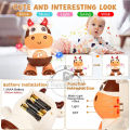 YueYangSport Baby Cow Musical Toys Dancing Walking Baby Cow Toy with Music and LED Lights Dancing Toys Baby Toys 6 to 12 Months 18 Month Toys. 