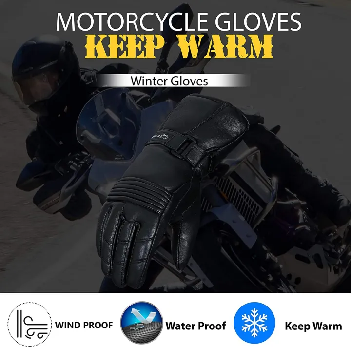 Winter%20Genuine%20Leather%20Gloves%20for%20Men%20and%20Women%20Use%20(Black),%20Motorcycle%20Gloves%20100%25%20Natural%20Sheepskin%20Thermal%20Thinsulate%20Lining%20Windproof%20Waterproof%20Reinforced%20Warm%20Biker%20Driving%20Gloves%20(1%20Pair)%20-%20Image%202
