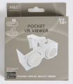 M&S 3D Pocket VR Viewer Foldable White. 