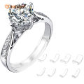 8 Piece Set / Ring Size Adjuster for Loose Rings / Invisible Clear Ring Sizer with 8 Sizes / Clear Ring Sizer Resizer. 