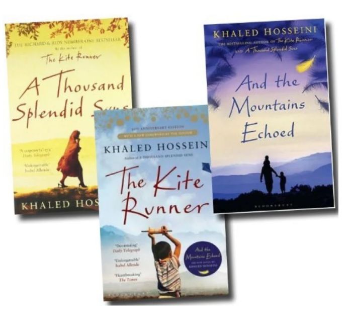 Set of 3 Khaled Hosseini Novels (The Kite Runner / And the Mountains Echoed / A Thousand Splendid Suns Khalid Hussaini English Novel KS
