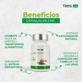 Tiens Zinc Supplement – 60 Capsules of Zinc Vitamins for Healthy Hair, Skin, Nails, Vision, Fertility, and Immune Support – Essential Zinc Tablets with Natural Ingredients.. 