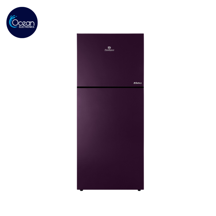Dawlance Double Door Refrigerator 9173 WB Avante +  Purple / Platinum Silver, 12 Cubic Feet Inverter Technology medium size with  12 Years warranty