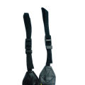 Neck Strap Nikon Yellow Black Leather - Black. 