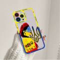【Sandmdm】Ukraine Flag girl Pattern Phone Case for iPhone 11 12 13 Mini Pro Max 14 Pro Max Case shell. 