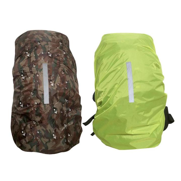 15-70L Reflective Waterproof Backpack Rain Cover Outdoor Sport Night Cycling Safety Warning Backpack Raincover Hiking Climbing