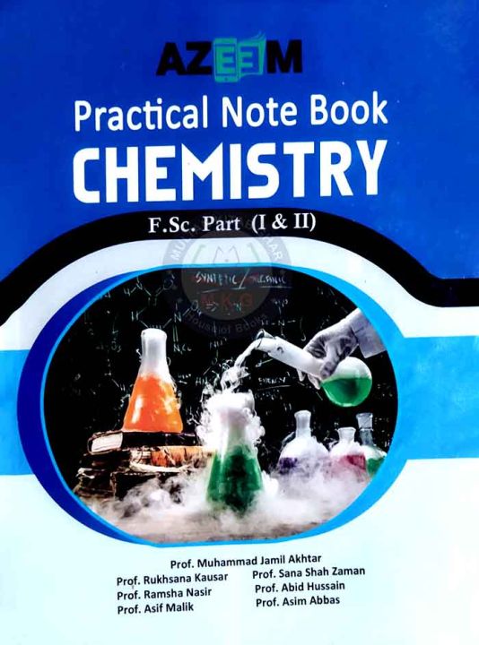 Azeem Practical Note Book Chemistry for FSC, (Part-1 and 2)