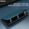 For Samsung Galaxy A73 Flip Cases Smart Transparent View Phone Case for Samsung A73 Window Flip Leather Phone Cover. 