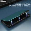 For Samsung Galaxy A73 Flip Cases Smart Transparent View Phone Case for Samsung A73 Window Flip Leather Phone Cover. 