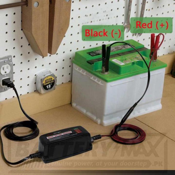 Smart Universal Automatic Battery Charger for Motor Cycle & Car Battery| 24-7 STORE