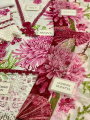 M.B Luxury Lawn 3-Piece Unstitched Suit – Elegant Floral Design. 