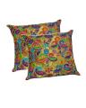 Pack Of 2 Fancy Embroidery Cushion - Filling Included. 