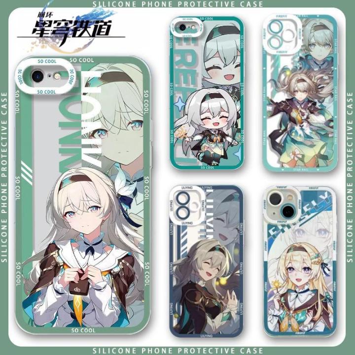 Honkai Star Rail Phone Case For Samsung Galaxy S24 S23 S22 S21 Plus Ultra S23FE S20FE S21FE J7 Prime A12 A03 A32 Cover Firefly