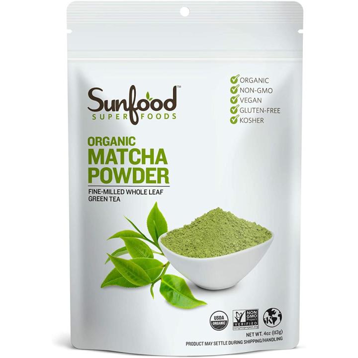 Sunfood Superfoods Organic Matcha Powder Culinary Grade 113g