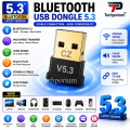 Mini USB Bluetooth Dongle 5.3 – Wireless Bluetooth Adapter Plug & Play for PC, Laptop, Desktop, Supports Bluetooth 5.3, High-Speed Data Transfer, Stable Connectivity, Compact Portable Design for Headphones, Speakers, Mouse, Keyboard, Game Controller. 